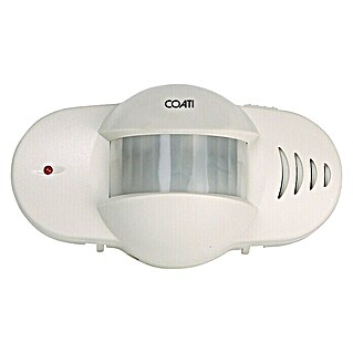 Coati Detector de movimiento por infrarrojos (Alcance: 9 m, Blanco)