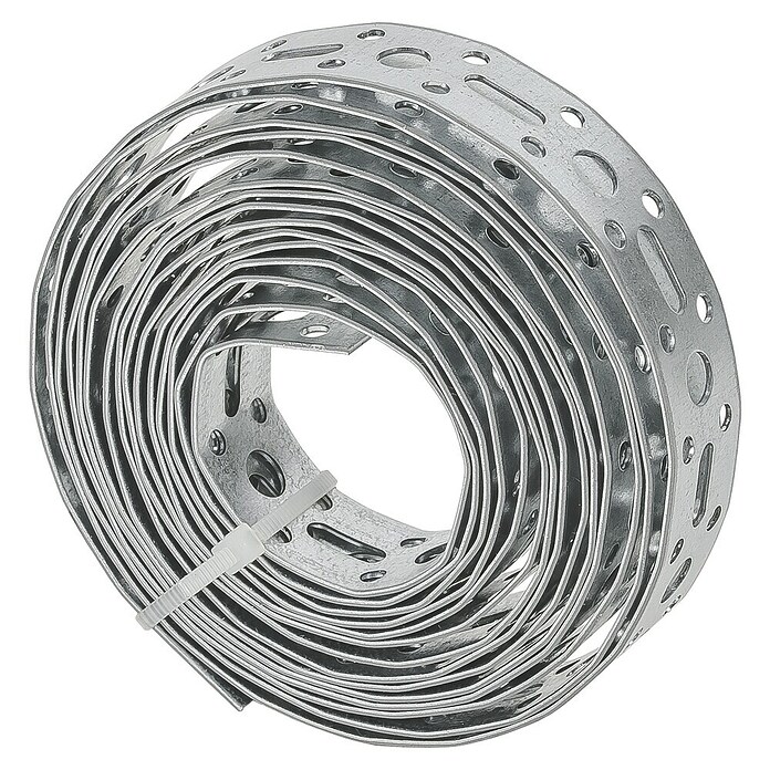 Stabilit Montageband (3 m x 20 mm, Stärke: 1 mm, Verzinkt)