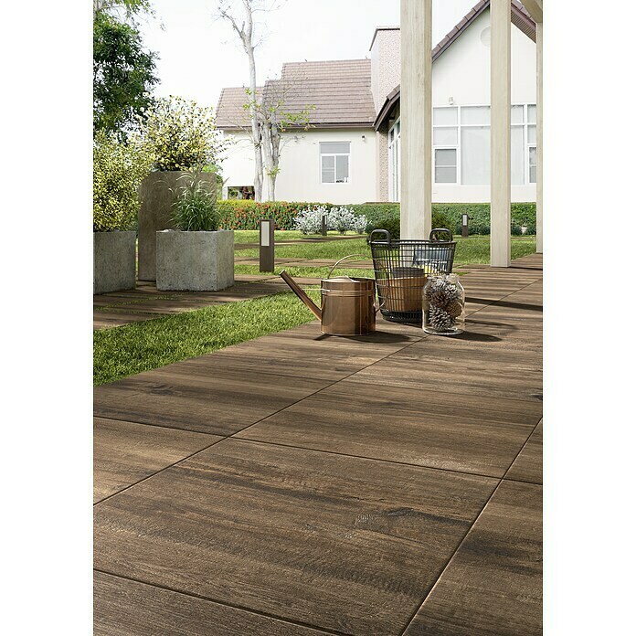 Marazzi Terrassenfliese E20T Harmonie60 x 60 x 2 cm, Zeder, Matt Mood Shot