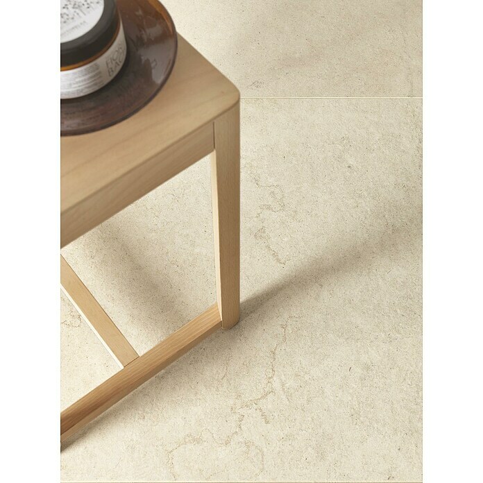 Marazzi Feinsteinzeugfliese Jerusalem Oase Avorio75 x 75 cm, Sandstein-Beige, Matt Mood Shot