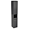 Camargue Star Hochschrank (30 x 30 x 181,6 cm, Grafit, Ausführung: Links)