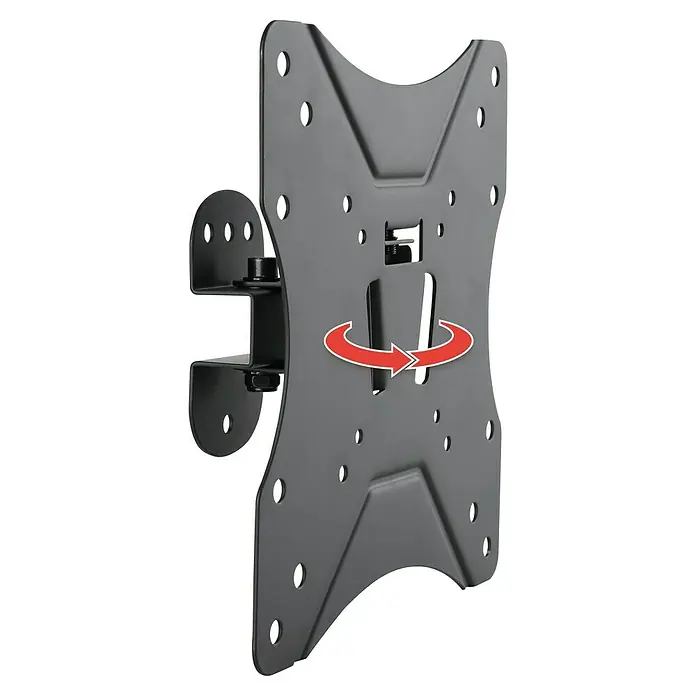 Schwaiger TV-Wandhalterung Motion 1 - Passend für: Bildschirmdiagonale 23 - 46″, Belastbarkeit: 25 kg - Schwenkbare TV-Wandhalterung mit VESA-Kompatibilität, ideal für flexible Betrachtungswinkel und einfache Installation.
