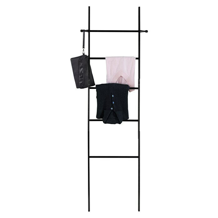 YHJZSM Toallero de Escalera de Metal Negro Inclinado a la Pared de 4 pies, Escalera  de Almacenamiento Independiente para toallero de baño, para Toallas,  Mantas, Ropa y revistas/periódicos : : Bricolaje y