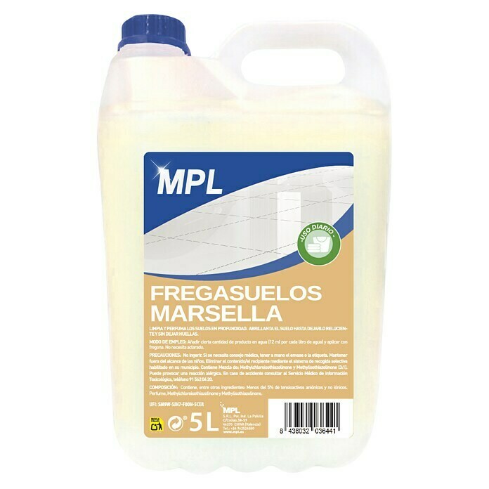 MPL Limpiador de cristales y multiusos (5 l, Bidón)
