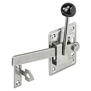 Stabilit Picaporte para puerta de jardín (An x Al: 80 x 100 mm, Acero inoxidable)