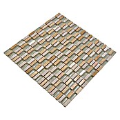 Mosaikfliese Stäbchen Crystal Mix XCM XS33 (31,3 x 31,8 cm, Beige, Glänzend)