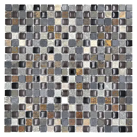 Mosaikfliese Quadrat Crystal Mix XCM M980