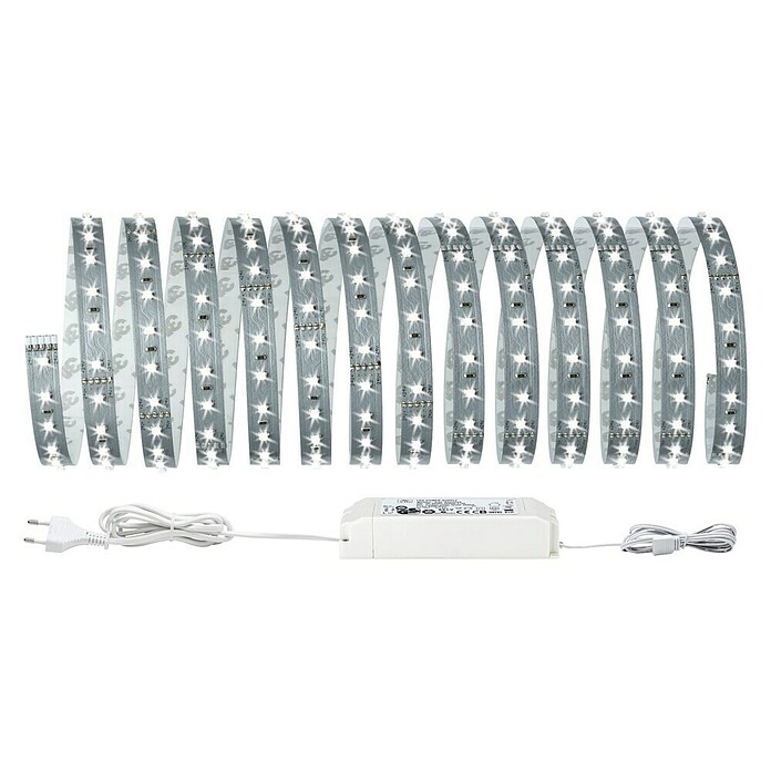 Paulmann MaxLED 500 Tira LED (L x Al: 5 m x 3 mm, Plateado, Blanco neutro) | BAUHAUS