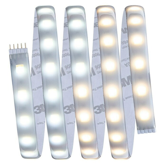 Paulmann MaxLED 500 LED-Band Function Tunable White Basisset (Länge: 1,5 m, Silber) | BAUHAUS