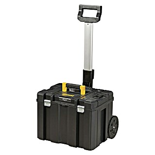 Stanley TSTAK Caja profesional con ruedas FMST1-75753 (L x An x Al: 51,2 cm x 43,5 mm x 99 cm, M, No incluye herramientas, Asa extraíble)