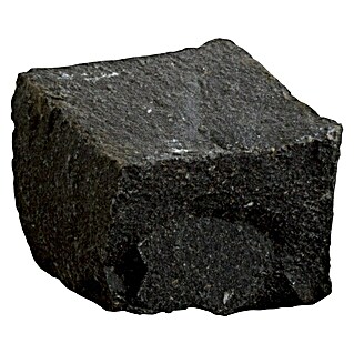Basaltpflaster (Schwarz, Maße Stein: 4 - 6 cm, Basalt, 15 kg)