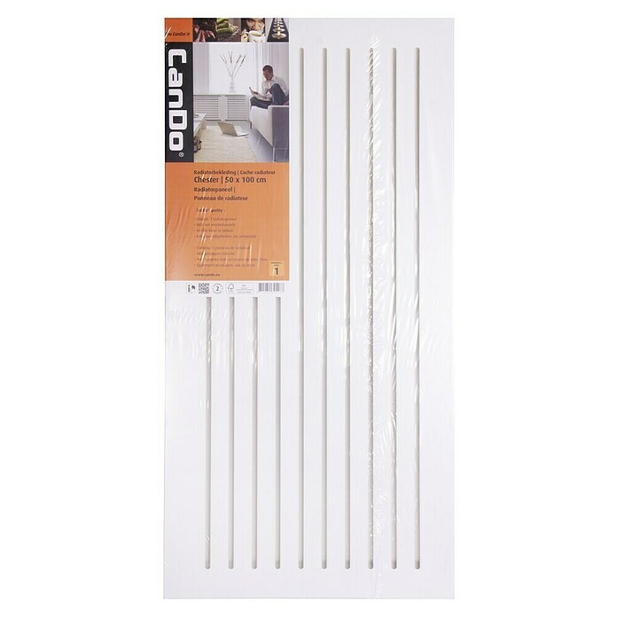 CanDo Radiatorombouw Chester (50 x 100 cm, 12 mm, Wit) | BAUHAUS