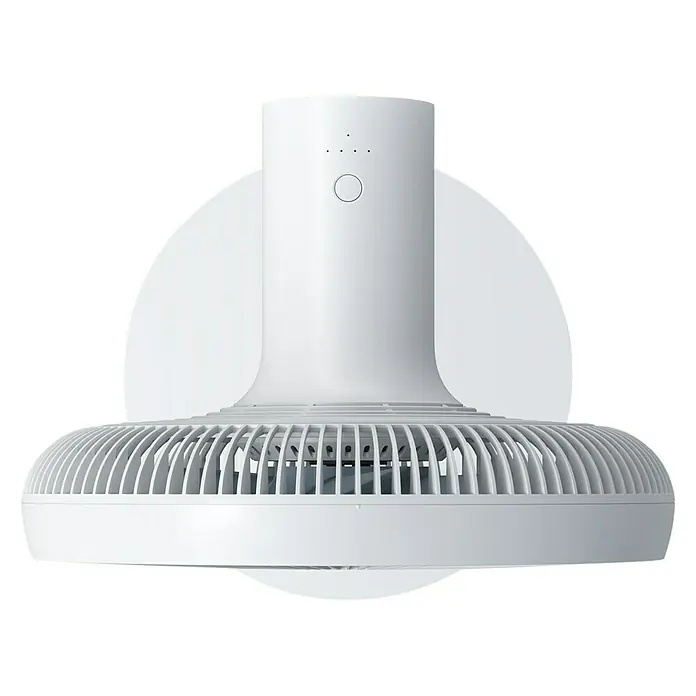 Xiaomi Ventilador de pie Smart Fan 2S - Blanco, 34 cm, 90 cm - Imagen del producto de un moderno ventilador de pared blanco con un diseño limpio y minimalista, perfecto para cualquier decoración del hogar.