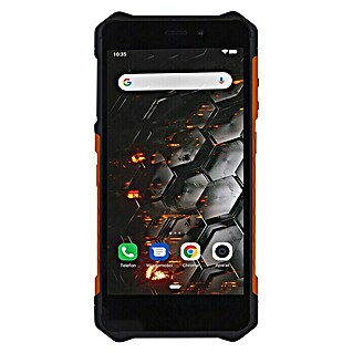 Smartphone Hammer Iron 3 (Negro/Naranja, L x An x Al: 1,3 x 7,7 x 15,8 cm, 4G LTE, 32 GB)