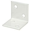 Stabilit Escuadra ancha (40 x 40 mm, Blanco, Acero, 4 agujeros)
