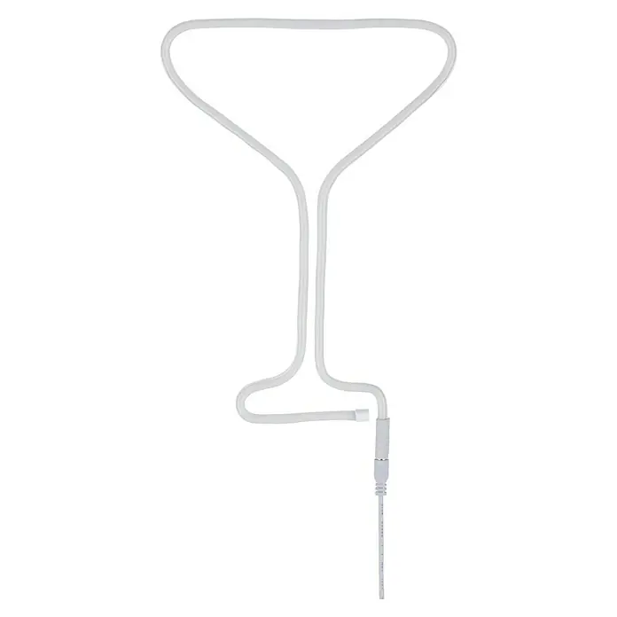 Paulmann LED-Band Neon Colorflex USB Strip - Länge: 1 m, Lichtfarbe: Blau - Cocktailglas-Neonröhre mit klarem, modernem Design. Perfekt für Bar, Küche oder als stimmungsvolle Dekoration. Schafft eine gemütliche Atmosphäre.