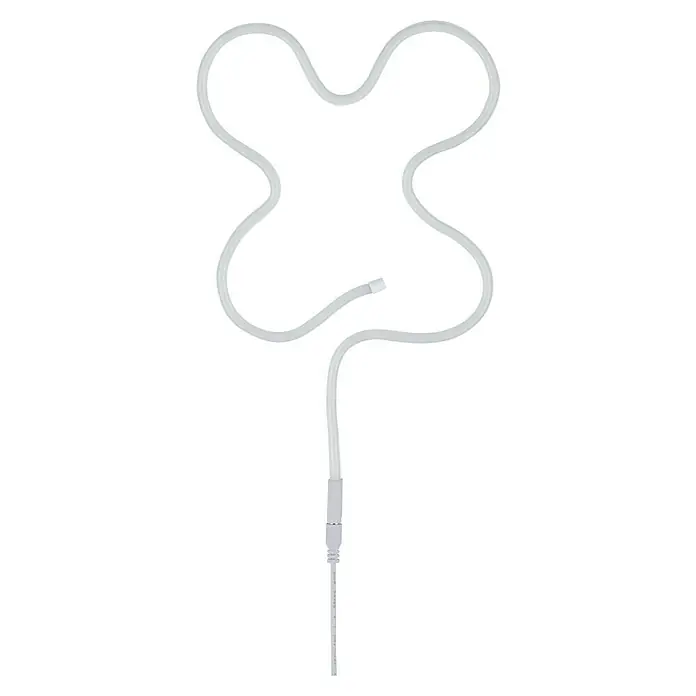 Paulmann LED-Band Neon Colorflex USB Strip - Länge: 1 m, Lichtfarbe: Grün - Neon-LED-Leuchte in Form einer Blume mit Anschlusskabel. Ideal für dekorative Beleuchtung im Innenbereich und zur Schaffung einer stimmungsvollen Atmosphäre.