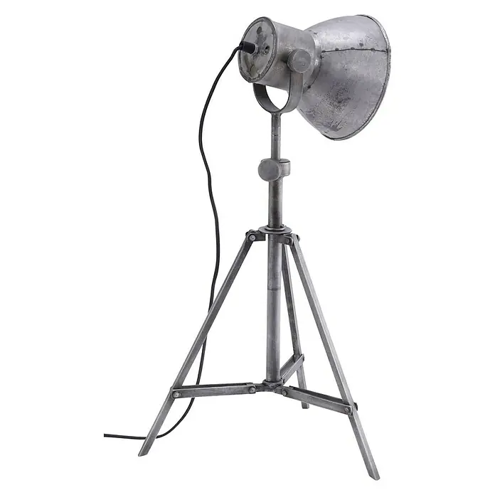 Just Light Samia Stehleuchte - Höhe: 85 cm - Vintage-Stehlampe mit Stativ, ideal für industrielle Akzente. Robustes Design für stilvolle Beleuchtung in jedem Raum.