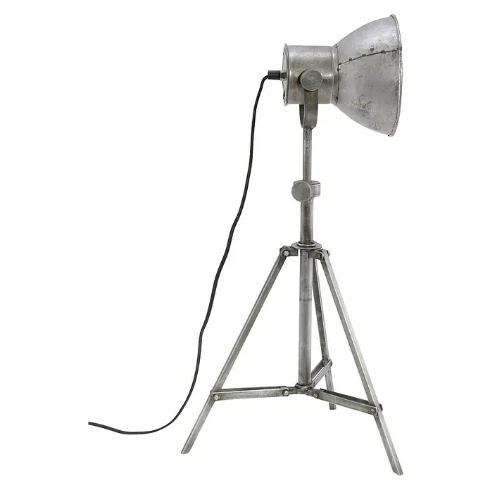 Just Light Samia Stehleuchte - Höhe: 85 cm - Vintage-Scheinwerferleuchte auf einem Stativ. Perfekt für einen industriellen oder Retro-Look in jedem Raum.