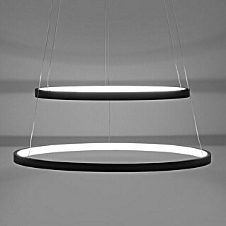Just Light LED-Pendelleuchte rund Circle (L x B x H: 50 x 50 x 120 cm)