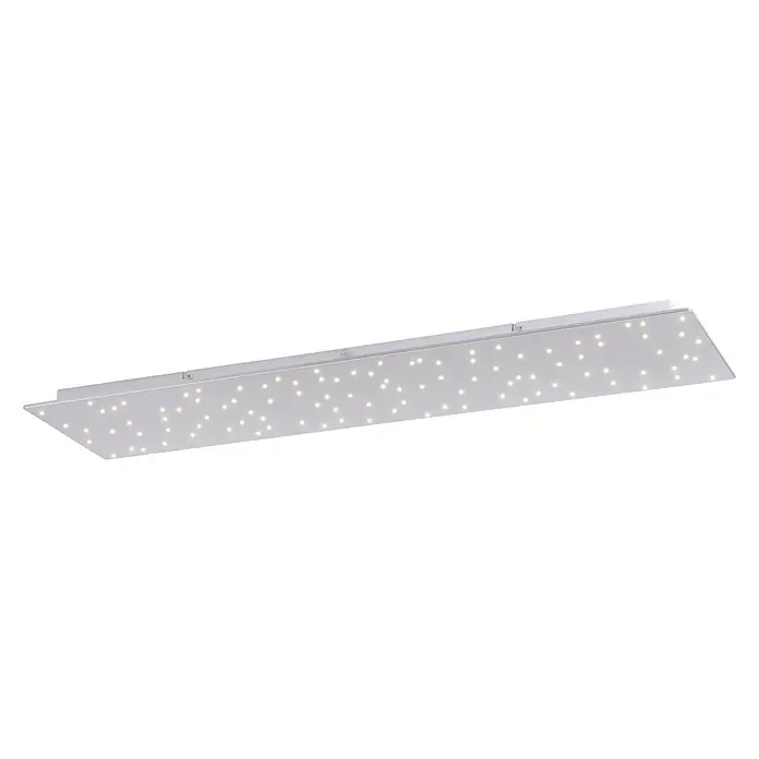 Just Light LED-Panel - 18 W, L x B x H: 100 x 25 x 4 cm, Weiß - Elegante LED-Deckenleuchte mit Sternenhimmel-Effekt. Ideal für moderne Wohnräume und stilvolle Beleuchtung.