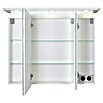 Riva LED-Spiegelschrank (B x H: 92,3 x 75,2 cm, Mit Beleuchtung, Spanplatte, Weiß)