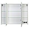 Riva LED-Spiegelschrank (B x H: 85,5 x 65 cm, Mit Beleuchtung, Spanplatte, Weiß)