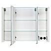 Riva LED-Spiegelschrank (B x H: 83,3 x 61,3 cm, Mit Beleuchtung, Spanplatte, Weiß)