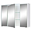 Riva LED-Spiegelschrank (B x H: 83,3 x 61,3 cm, Mit Beleuchtung, Spanplatte, Weiß)