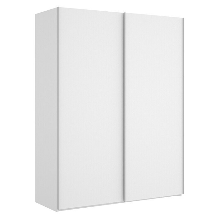 Armario para ropa con puertas correderas Slide (L x An x Al: 65 x 150 x 204 cm, Blanco)
