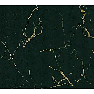 AS Creation Metropolitan Stories II Vliestapete Marmor (Grün/Gold, Steinoptik, 10,05 x 0,53 m)