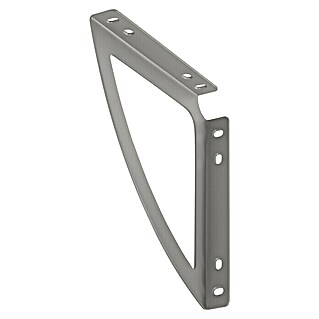 Consola de sistema (L x An x Al: 143 x 23 x 143 mm, Plateado, Carga soportada: 60 kg)