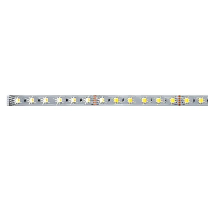 Paulmann MaxLED Tira LED Smart Home - Plateado, L x Al: 1 m x 3 mm - Tira de LED: Iluminación brillante para diversas aplicaciones, con conexión de +24V para una alimentación fiable y fácil instalación.