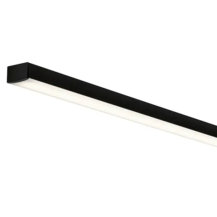 Paulmann Profil Diffusor Square Profil - L x H: 2 m x 15 mm, Schwarz - Schwarze LED-Deckenleuchte. Die Leuchte sorgt für eine helle und effiziente Beleuchtung und ist eine stilvolle Ergänzung für jeden Raum.
