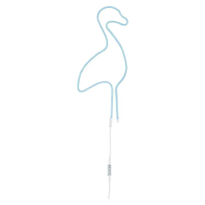 Paulmann LED-Band Neon Colorflex USB Strip - Länge: 1 m, Lichtfarbe: Mehrfarbig - LED-Neon-Flamingo-Leuchte, ideal für eine trendige Dekoration. Das blaue Licht sorgt für eine entspannte Atmosphäre in jedem Raum.