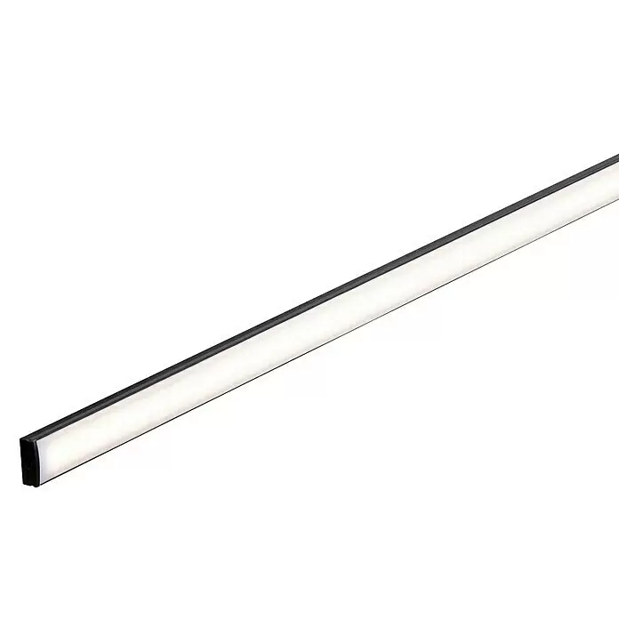 Paulmann Profil Diffusor Base Profil - L x H: 1 m x 9 mm, Schwarz - Detailaufnahme
