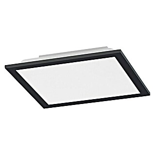 Just Light LED-Panel (L x B x H: 29,5 x 29,5 x 6 cm, Schwarz)