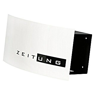 Knobloch Zeitungsfach Wien (L x B x H: 155 x 395 x 190 mm, Passend für: Knobloch Briefkasten Wien, Schwarz/Weiß)