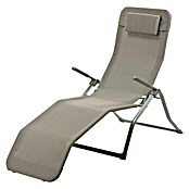 Gartenliege XL (L x B x H: 210 x 52 x 30 cm, Graubraun) | BAUHAUS