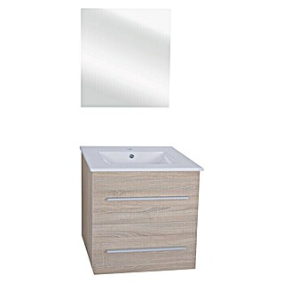 Badmeubelset Knockdown Compleet (MDF, Eiken licht)