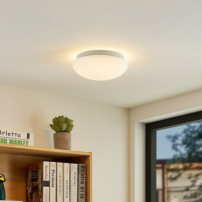 Tween Light LED-Deckenleuchte Pinto (Echtglas, Weiß, 9 W, 26 cm)
