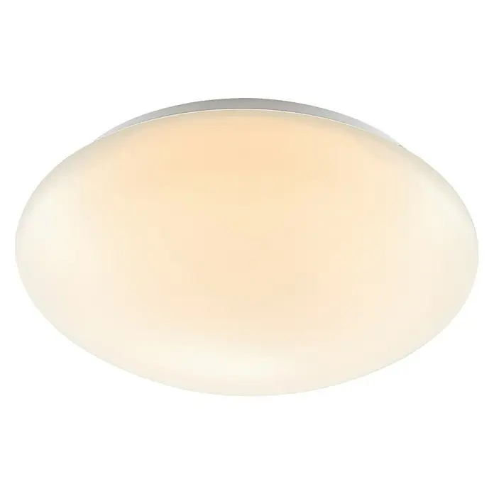 Tween Light LED-Deckenleuchte rund Eco - 11,5 W, Ø x H: 26 x 8,5 cm, Opal/Weiß, Warmweiß - Eine runde Deckenleuchte mit einer warmweißen Lichtabdeckung, die ein weiches und diffuses Licht erzeugt. Perfekt für Flure und Wohnbereiche.