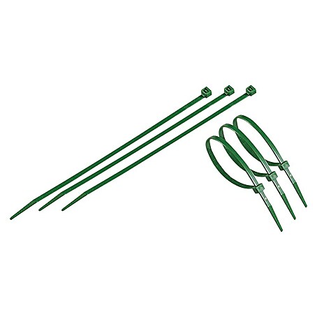 Set de bridas para cables (Verde)