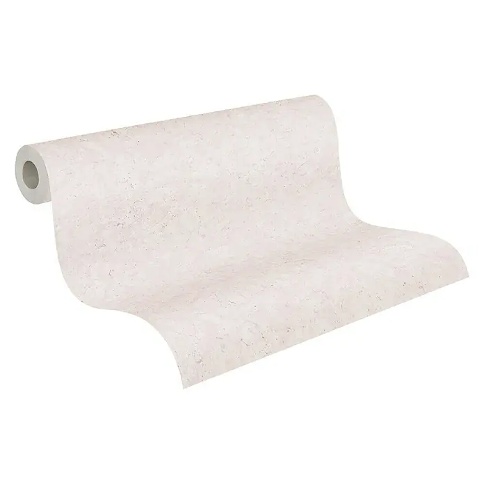 A.S. Création Metropolitan Stories II Vliestapete - Creme/Beige, Uni, 10,05 x 0,53 m, Matt - Eine Rolle rosa Tapete mit einer subtilen Textur, die sich perfekt für die Dekoration von Wänden eignet.