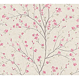 A.S. Création Metropolitan Stories II Vliestapete Kirschblüte (Creme, Floral, 10,05 x 0,53 m)