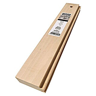 LOGOCLIC Taco para montaje de suelos de madera (300 x 55 x 25 mm, Haya)