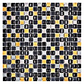 Mosaikfliese XRS S3K (30 x 30 cm, Schwarz, Matt)