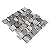 Mosaikfliese Mix XSA 515 (29,6 x 29,8 cm, Silber, Matt)