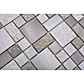 Mosaikfliese Mix XSA 525 (30 x 30 cm, Grau, Matt)