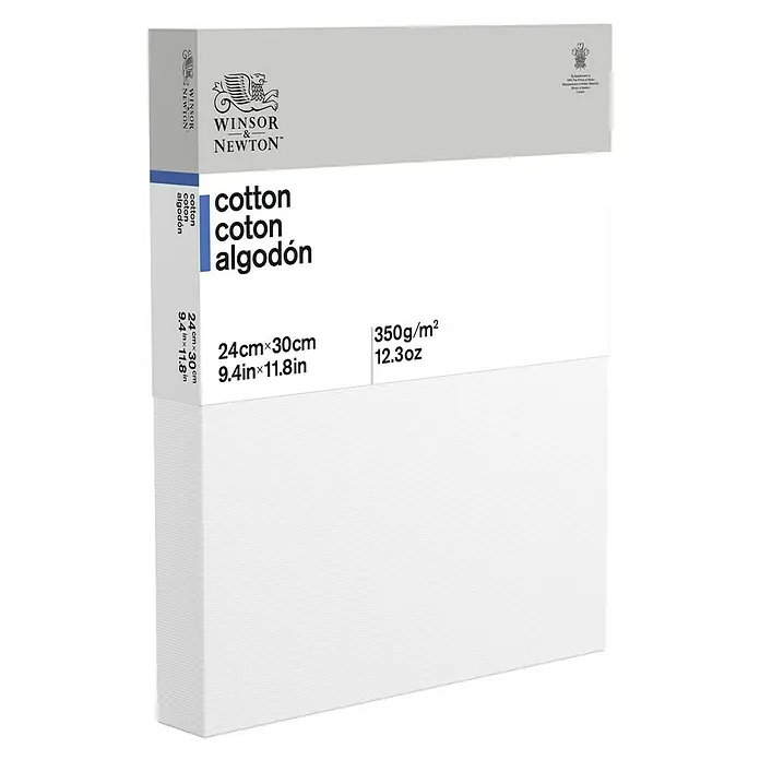 Winsor & Newton Classic Keilrahmen Deep Edge - 24 x 30 x 3,5 cm, Baumwolle, 3-fach grundiert - Leinwand von Winsor & Newton, Baumwolle, 24x30cm, ideal für Künstler. Hochwertige Malfläche für verschiedene Maltechniken.